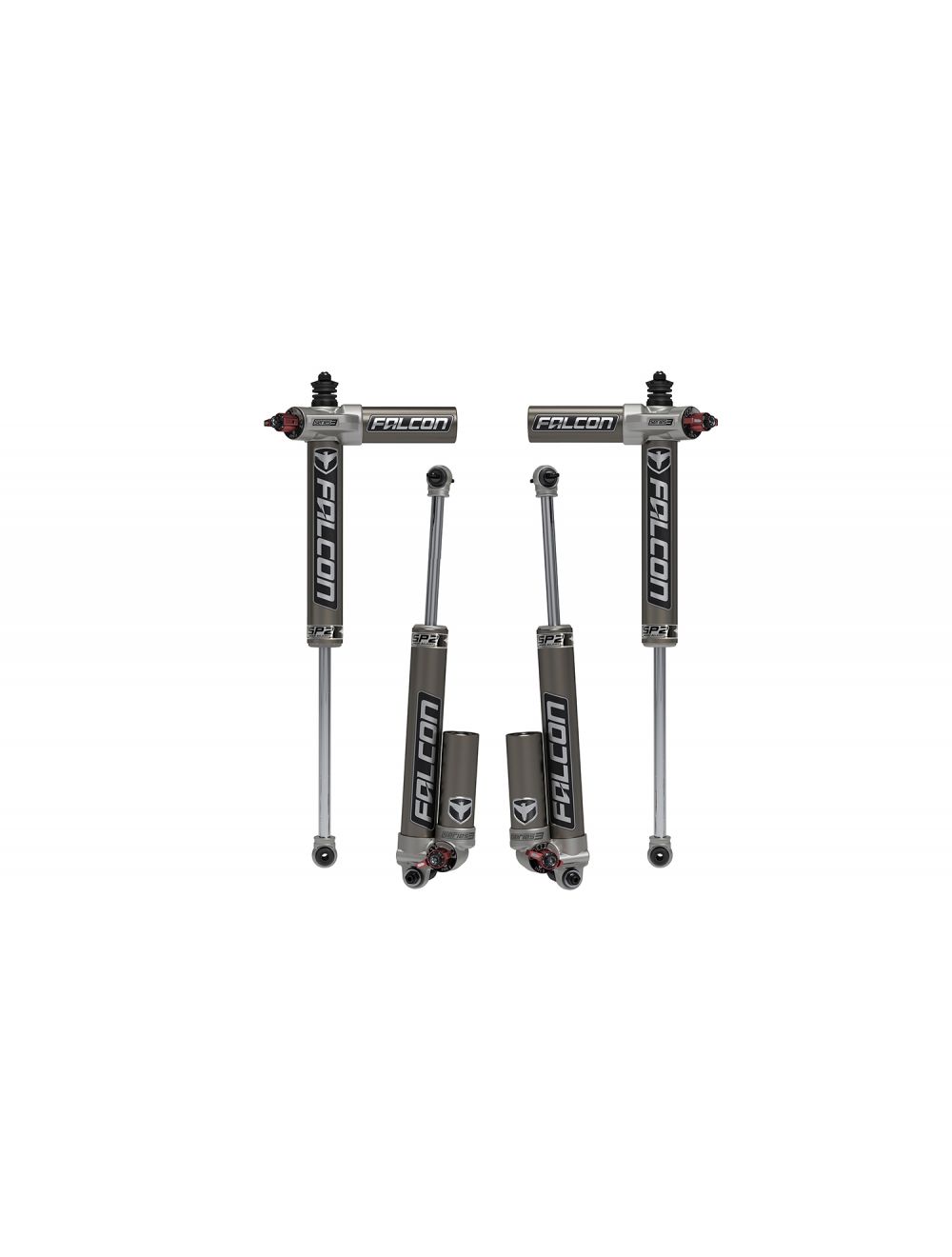 JK 2dr: Falcon SP2 3.3 Fast Adjust Piggyback Shock Kit (3-4.5 JK 2dr: Falcon SP2 3.3 Fast Adjust Piggyback Shock Kit (3-4.5