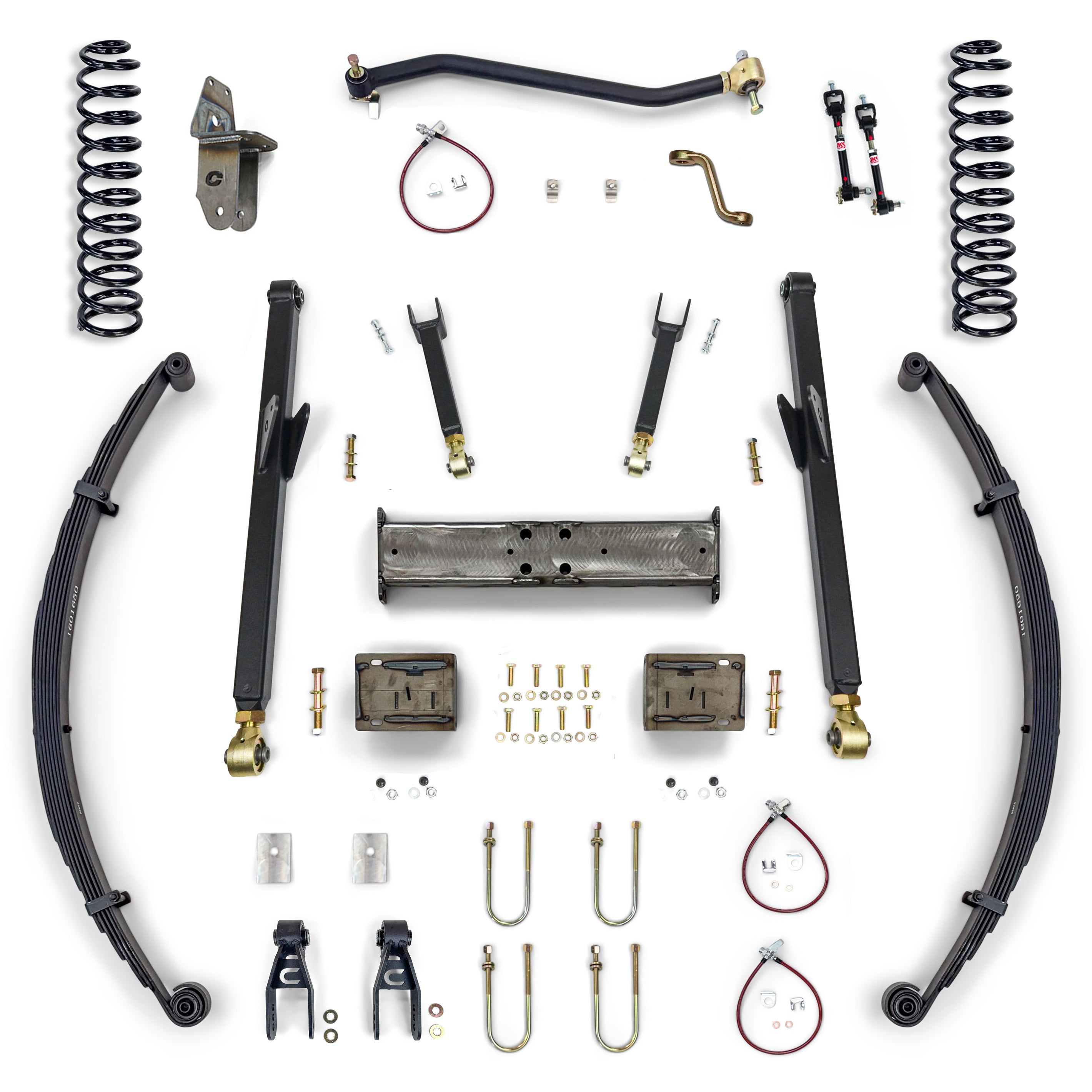 Jeep Cherokee XJ 1984-2001 Front Control Arm & Leaf Spring Shackle Bolt Kit – Grade 10.9 – Region Offroad