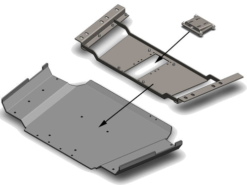 Jeep Wrangler Transfer Case Skid Plate (1997-2006, TJ/LJ)