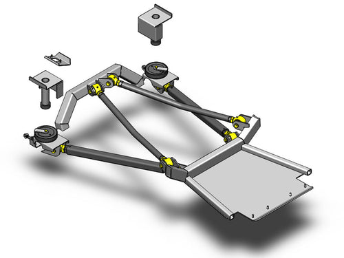 Jeep Cherokee Rear Long Arm Coil Conversion Kit (1984-2001, XJ)