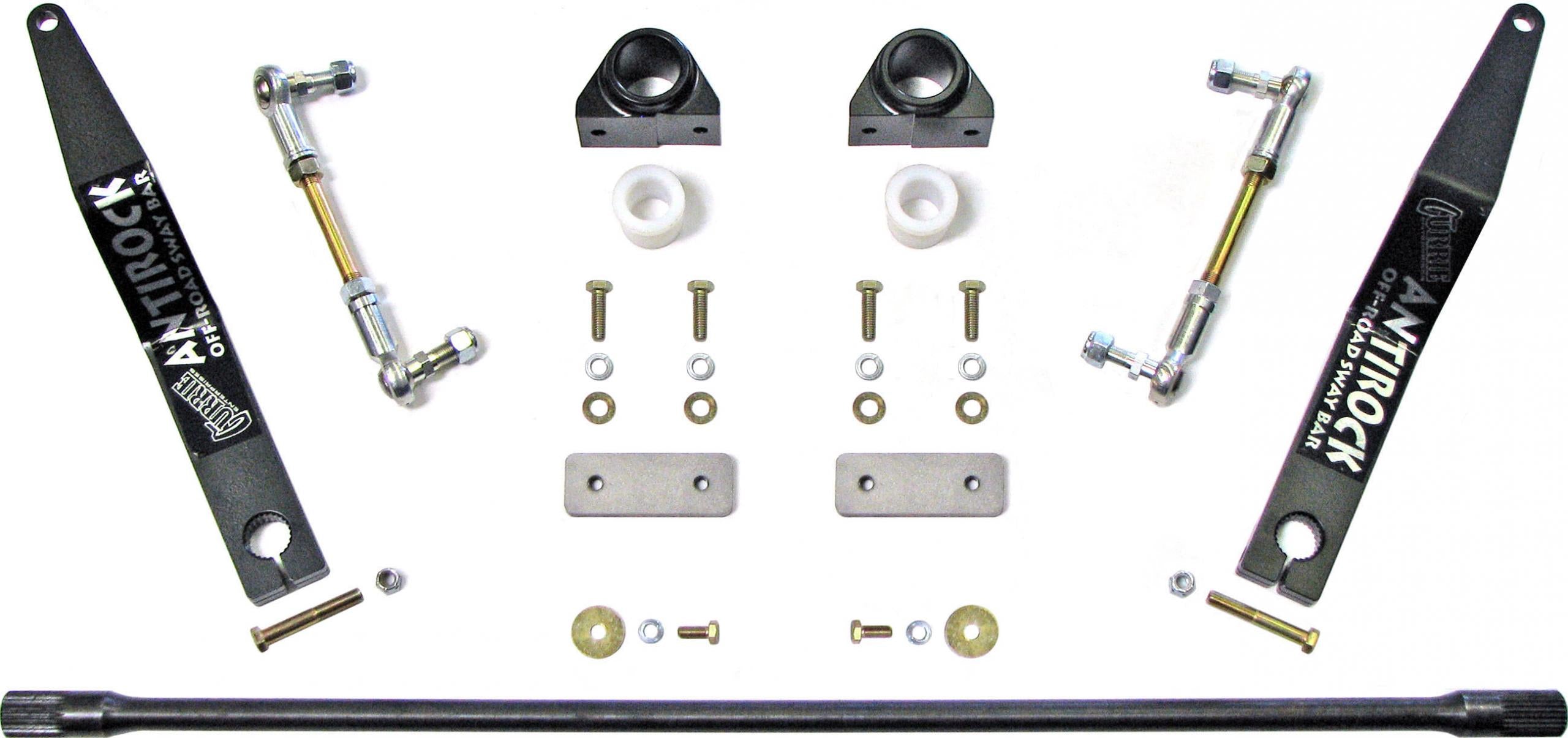 Antirock Sway Bar Kit 87-01 Cherokee XJ 86-92 Comanche MJ Front