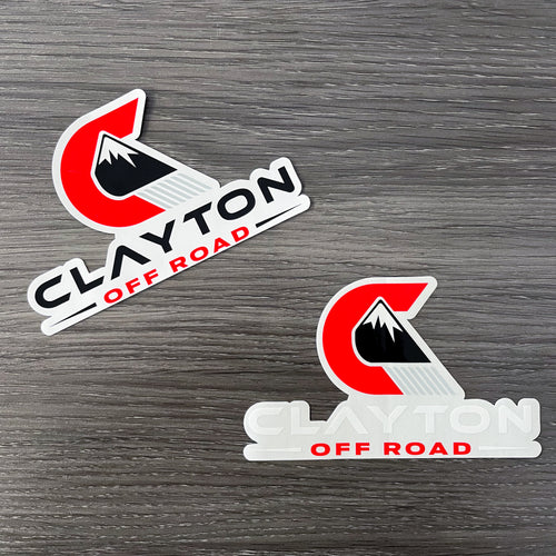 Clayton Off Road Official Logo Stickers