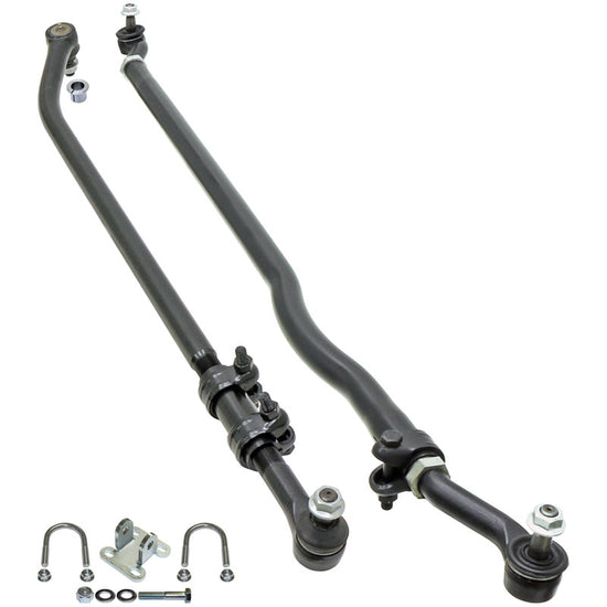 JK Wrangler Heavy Duty Steering System W/Flipped Drag Link