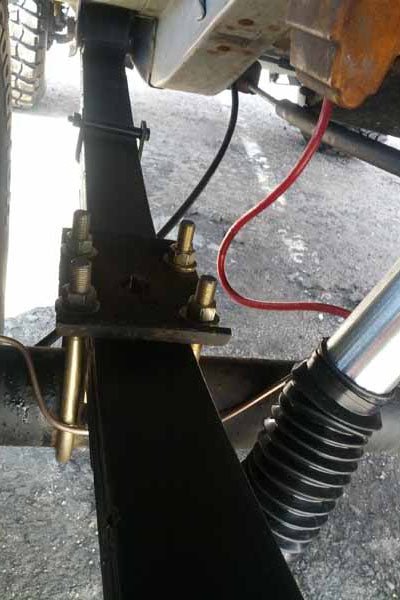 Chrysler 8.25 Axle U-Bolts Fits Jeep Cherokee XJ 84-01 - 3 Inch Wide X 6.5 In Lo - Foto 1