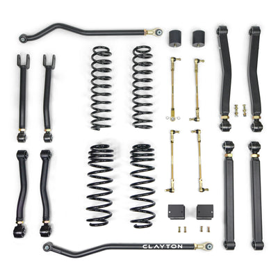 Jeep Wrangler 4XE 2.5" OVERLAND+ Lift Kit (2021+, JL)