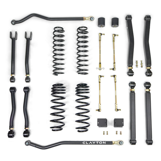 Jeep Wrangler 4XE 2.5" OVERLAND+ Lift Kit (2021+, JL)