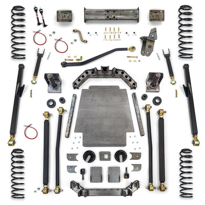 Jeep Cherokee 8.0" Long Arm Lift Kit W/Rear Coil Conversion (1984-2001, XJ)
