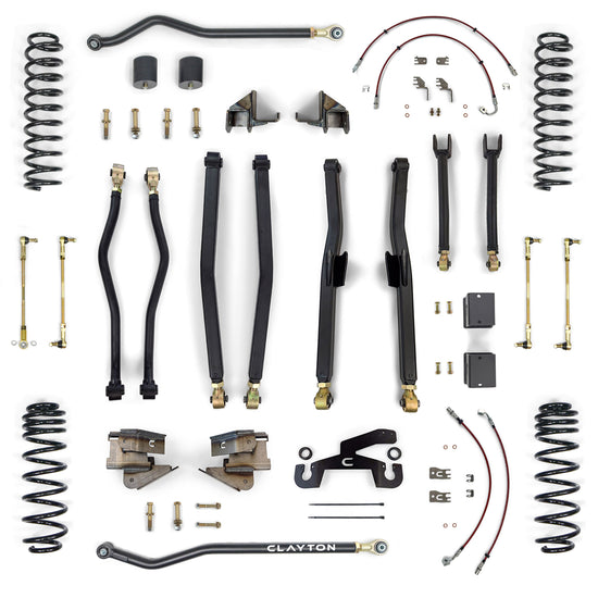 Jeep Wrangler Premium 2.5" Long Arm Lift Kit (2018+, JL)