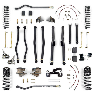 Jeep Wrangler *392* OVERLAND+ 4.5" Long Arm Lift Kit (2021+, JL)