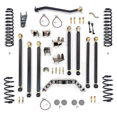 Jeep Wrangler 4.0" Pro Series 3 Link Long Arm Lift Kit (1997-2006, TJ)