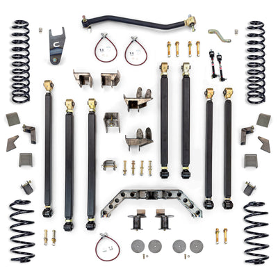 Jeep Wrangler 5.5" Pro Series 3 Link Long Arm Lift Kit W/Rear 5" Stretch (1997-2006, TJ)