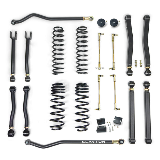 Jeep Wrangler 1.5" OVERLAND+ Lift Kit (2018+, JL)