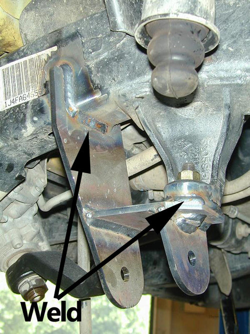 Jeep Wrangler Adjustable Front Trackbar W/Drop Bracket (1997-2006, TJ/LJ)
