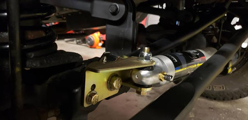 Jeep Wrangler Steering Stabilizer Relocation Bracket (2007-2018+, JK/JL/JT)