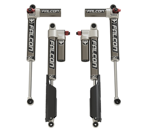JT: Falcon SP2 3.3 Fast Adjust Piggyback Shocks (3.5-4.5” Lift) – All 4