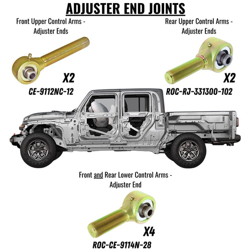 Jeep Gladiator Premium Upgrade and Bushing Refresh Kit (2020+, JT)