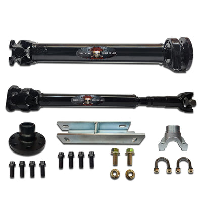 ADAMS DRIVESHAFT JT GLADIATOR REAR 2 PIECE 1350 CV DRIVESHAFT