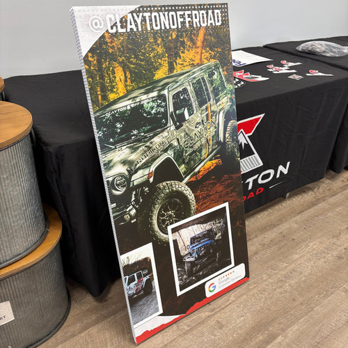 4'x8' Clayton Off Road Billboard