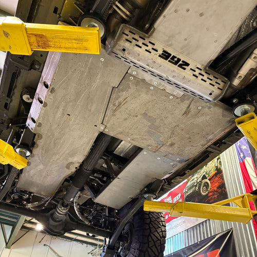 Jeep Wrangler Exhaust/Resonator Skid Plate (2018+, JL)