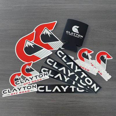 Clayton Off Road Sticker Pack