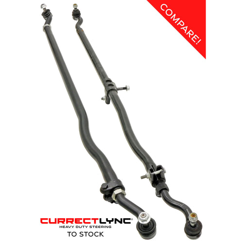JK Wrangler Heavy Duty Steering System W/Flipped Drag Link