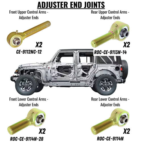 Jeep Wrangler Premium Upgrade and Bushing Refresh Kit (2018+, JL)