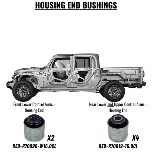 Jeep Gladiator Premium Upgrade and Bushing Refresh Kit (2020+, JT)