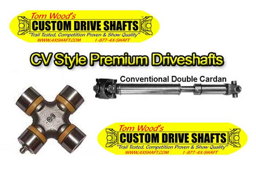 Jeep Wrangler TJ - Rear 1310 CV Driveshaft - SYE - Auto