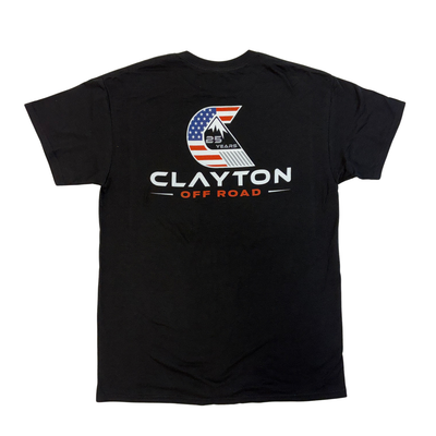 Clayton Off Road Inc. USA Logo T-shirt