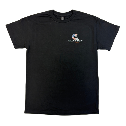 Clayton Off Road Inc. USA Logo T-shirt