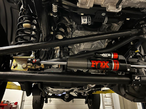 Jeep Wrangler Steering Stabilizer Relocation Bracket (2007-2018+, JK/JL/JT)