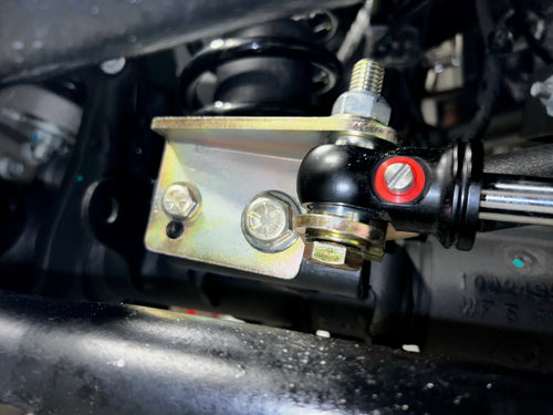 Jeep Wrangler Steering Stabilizer Relocation Bracket (2007-2018+, JK/JL/JT)